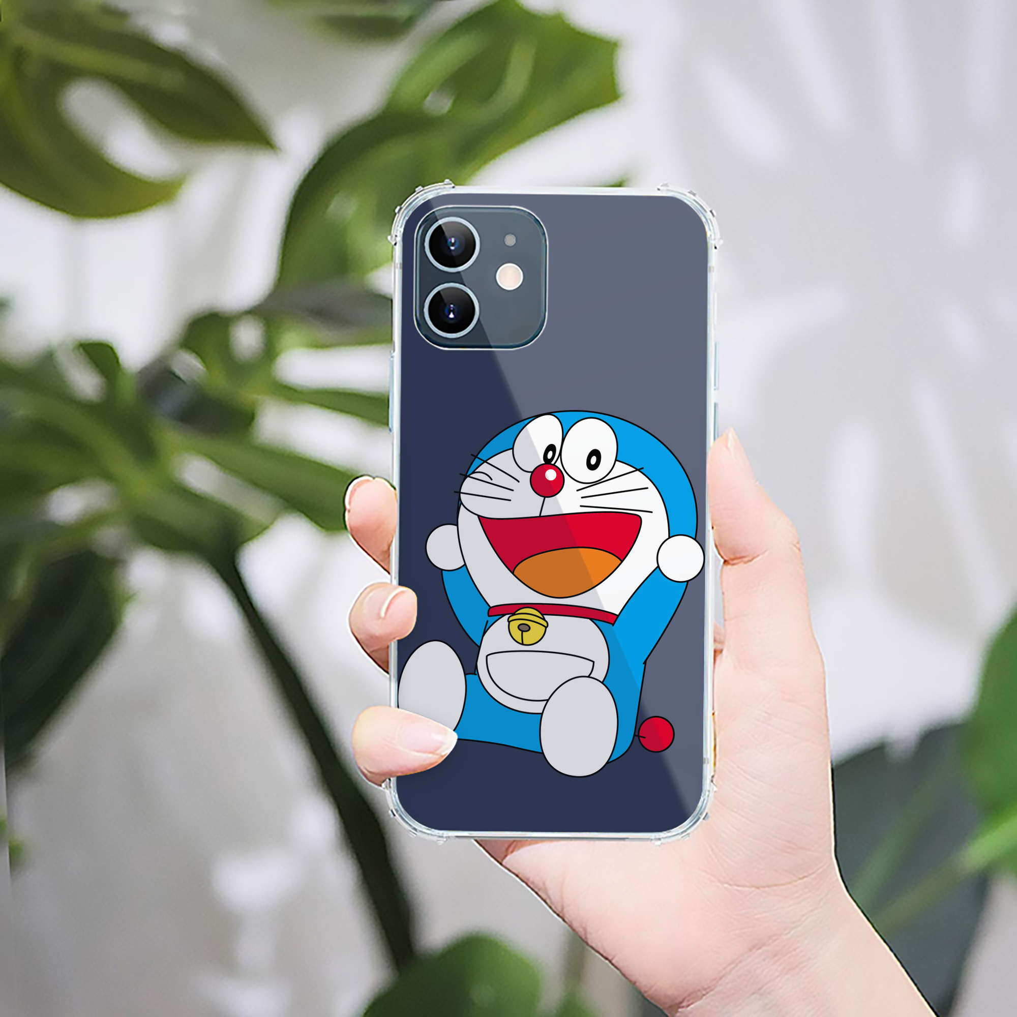 （画像用） ドラえもん Doraemon 【iPhone 12シリーズ対応】透明スマホケース（クリアソフトケース）